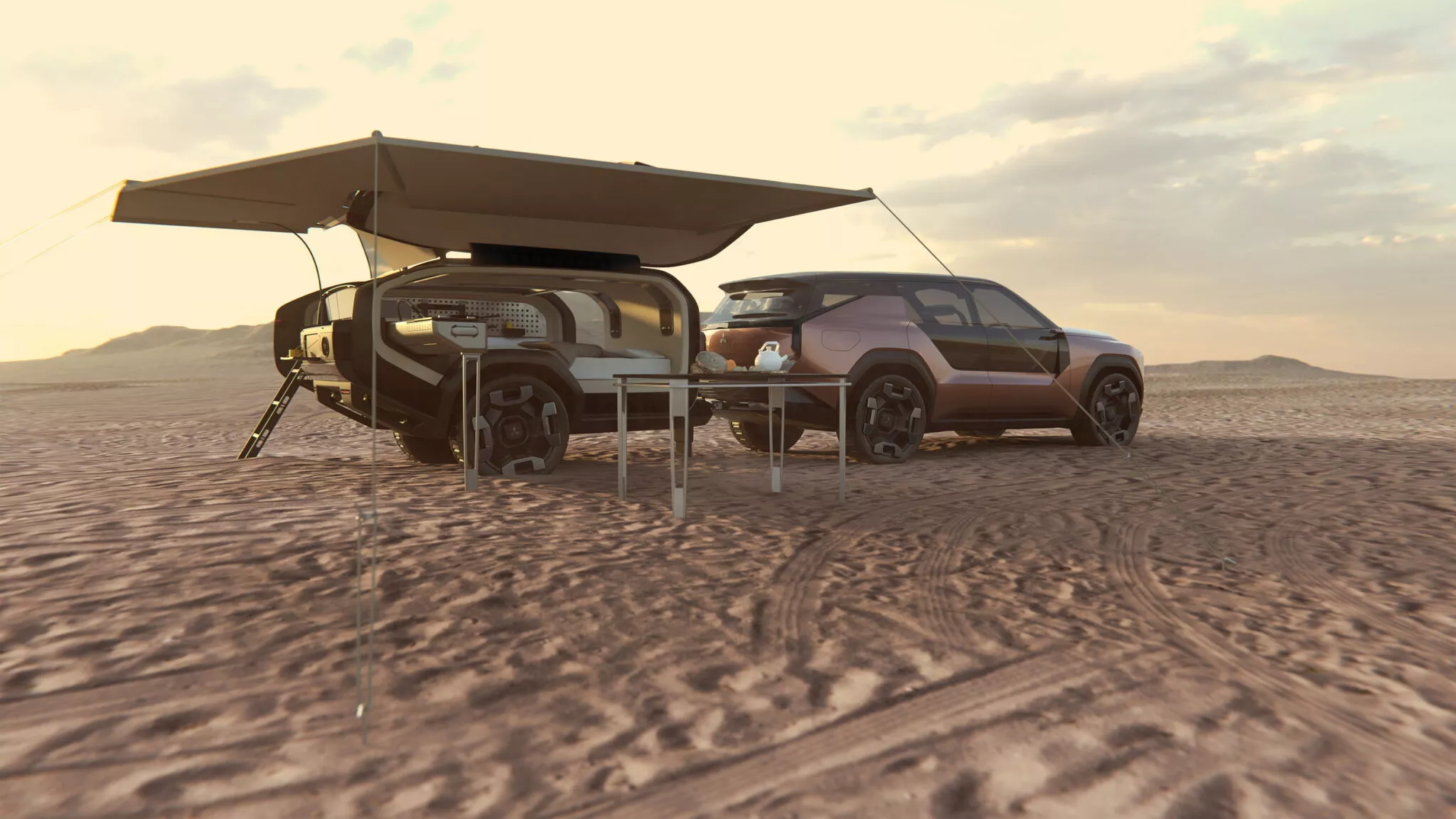 نمای تریلری میتسوبیشی الونس