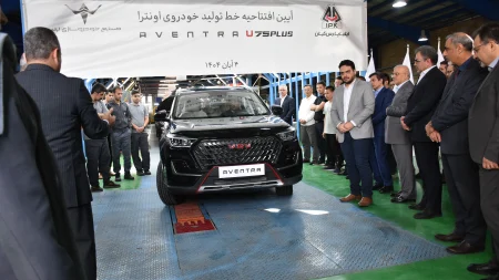 افتتاح خط تولید اونترا