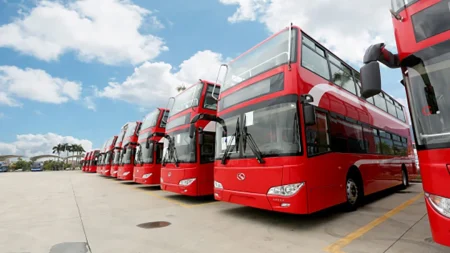 اتوبوس های دو‌کابین چینی