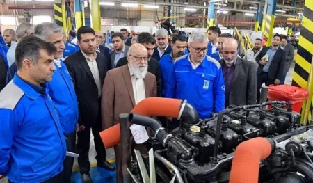 بازدید رئیس شورای شهر تهران از ایران‌خودرو دیزل