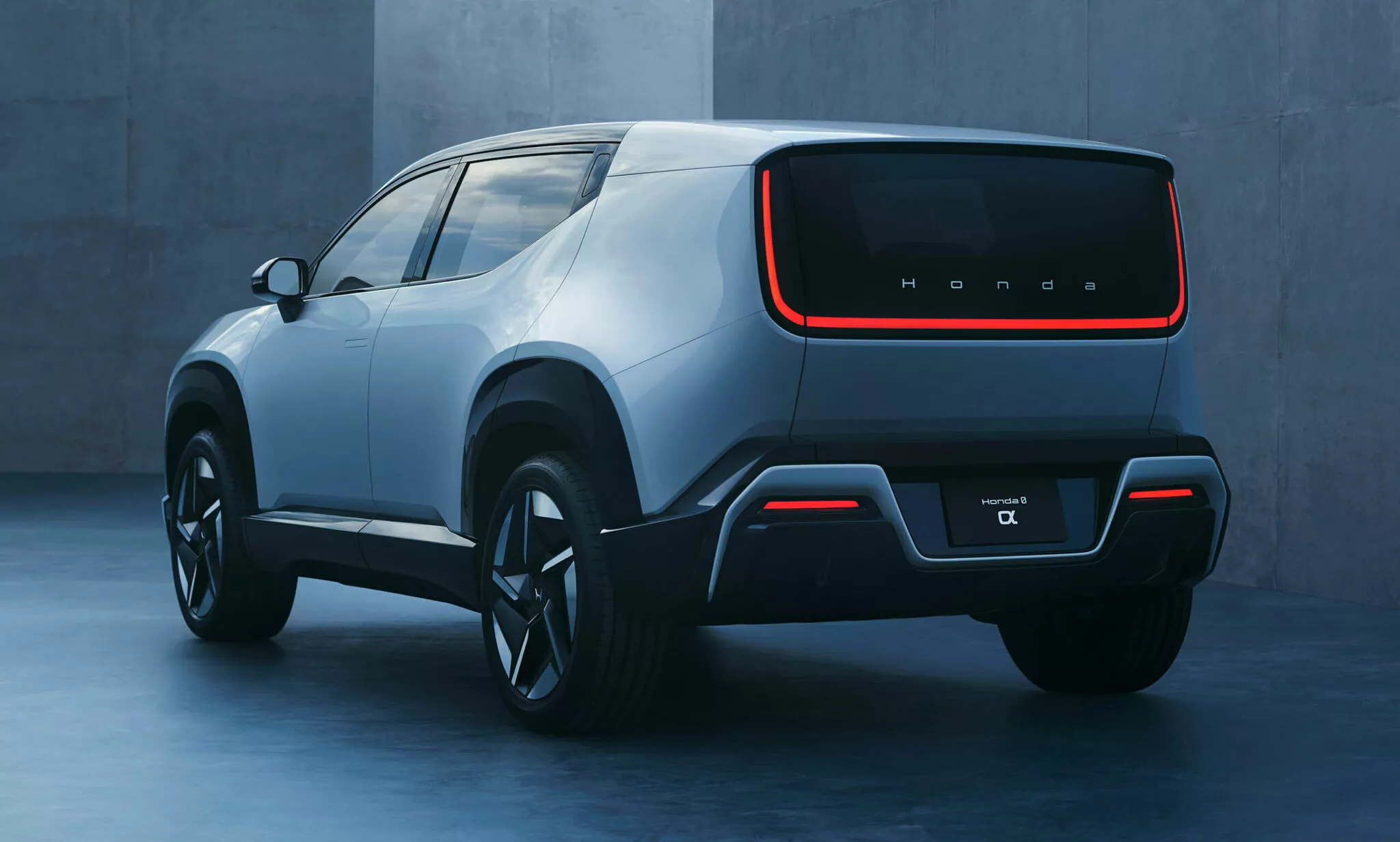 نمای عقب هوندا زیرو آلفا