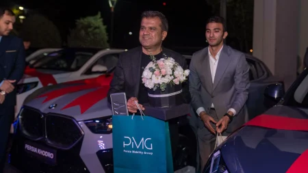 خودروی BMW مدل ۲۰۲۵ زیر پای مدافعان وطن