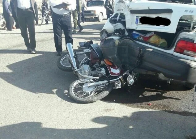تصادفات موتورسیکلت ها