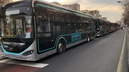 اتوبوس برقی تولید داخل