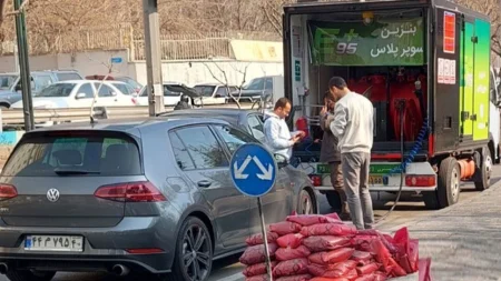 استقبال از بنزین سوپر وارداتی